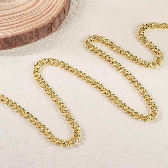 14K Gold Plated Necklace for Women 
& Men 18 inches - Picture 6 of 11